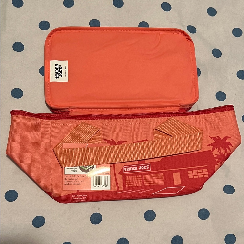 Trader Joe's Red Insulated Lunch Bag